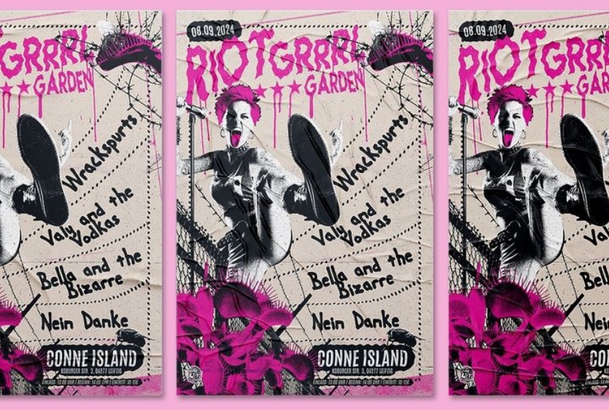 conne island riot grrrl garden 8.9.2024